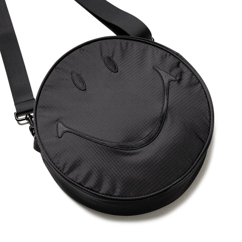 Market Smiley Large Crossbody Bag - Black