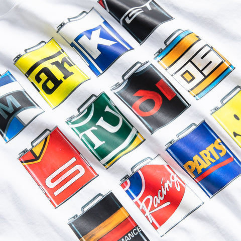 Market Smiley Oil Can Tee - White