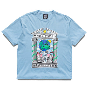 Market Smiley School Of Art Tee - Dusk Blue