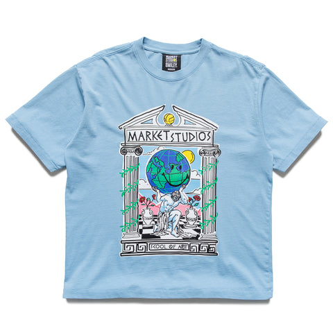 Market Smiley School Of Art Tee - Dusk Blue