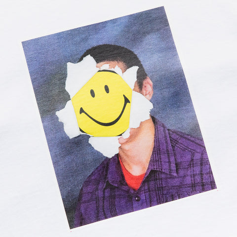Market Smiley Yearbook Photo Tee - White