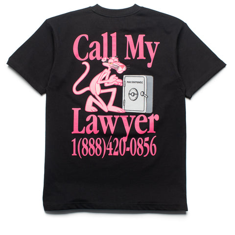 Pink Panther x Market Call My Lawyer Tee - Black