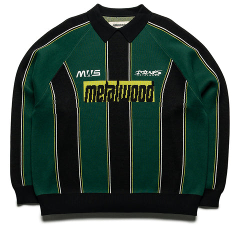 Metalwood Studio Knit Football Jersey - Green