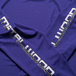 Metalwood Studio L/S Moto Tee - Purple