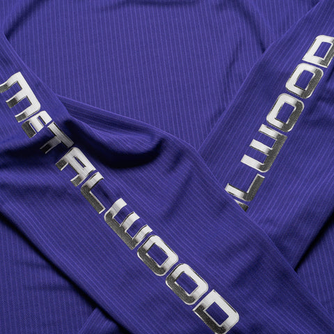 Metalwood Studio L/S Moto Tee - Purple