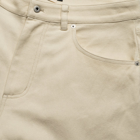 Metalwood Studio 5-Pocket Twill Pant - Natural