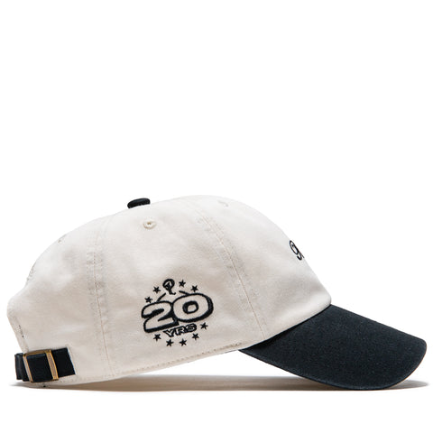 Politics x Mitchell & Ness 1904 Twill Strapback - Cream/Black