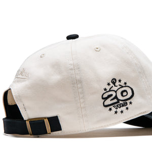 Politics x Mitchell & Ness 1904 Twill Strapback - Cream/Black