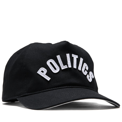Politics x Mitchell & Ness Pro Pinch Arch Canvas Snapback - Black