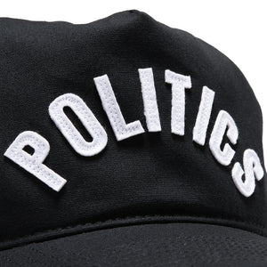 Politics x Mitchell & Ness Pro Pinch Arch Canvas Snapback - Black