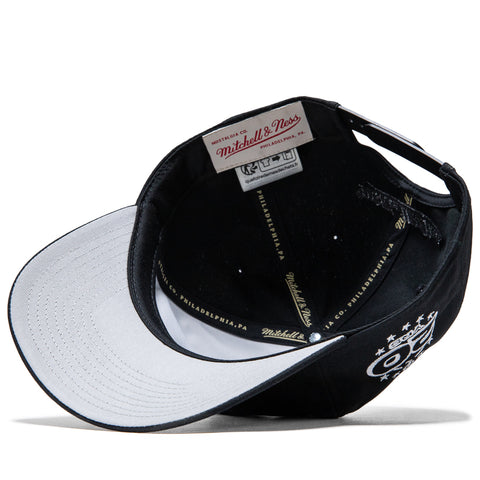 Politics x Mitchell & Ness Pro Pinch Canvas Snapback - Black
