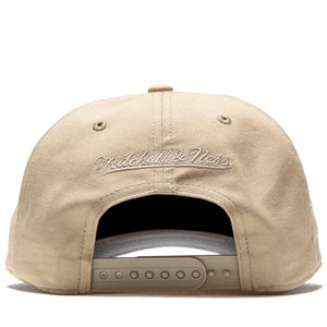 Politics x Mitchell & Ness Pro Pinch Canvas Snapback - Khaki