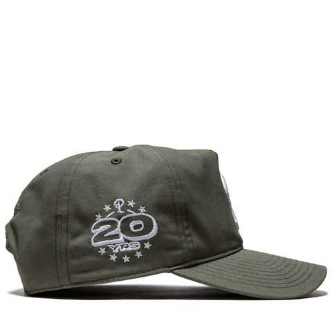 Politics x Mitchell & Ness Pro Pinch Canvas Snapback - Olive
