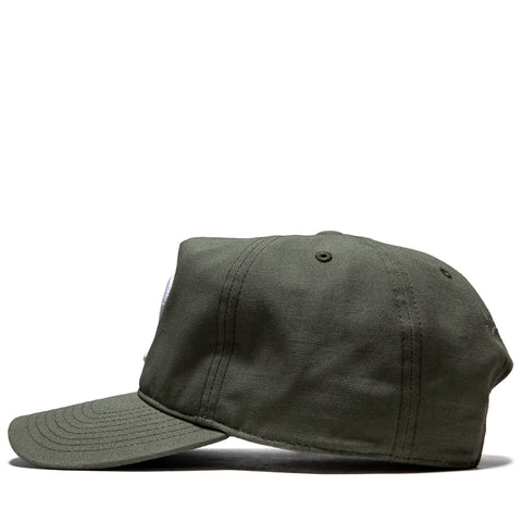 Politics x Mitchell & Ness Pro Pinch Canvas Snapback - Olive