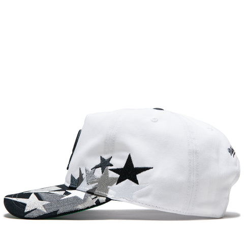 Politics x Mitchell & Ness Pro Pinch Stars Snapback - White/Black