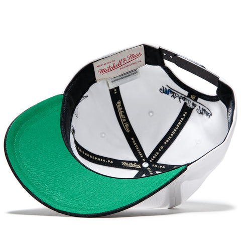 Politics x Mitchell & Ness Pro Pinch Stars Snapback - White/Black