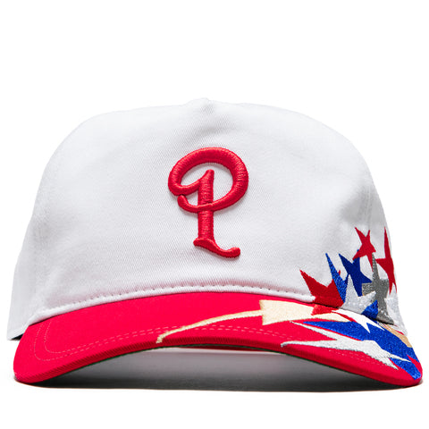 Politics x Mitchell & Ness Pro Pinch Stars Snapback - White/Red