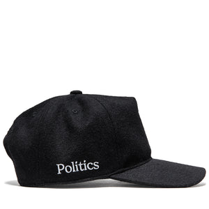 Politics x Mitchell & Ness Pro Pinch Wool Snapback - Black