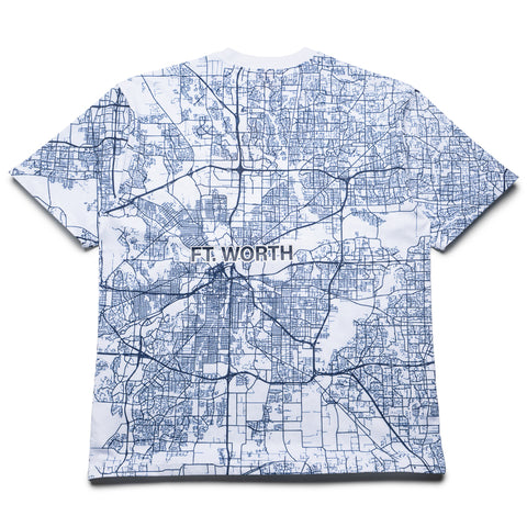 Politics x Dallas Mavericks x Mitchell & Ness Map Tee - White