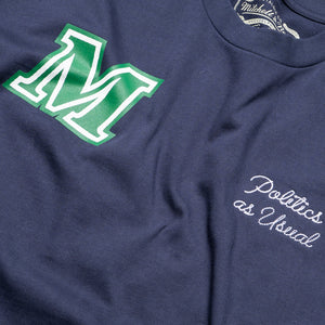 Politics x Dallas Mavericks x Mitchell & Ness Tee - Navy