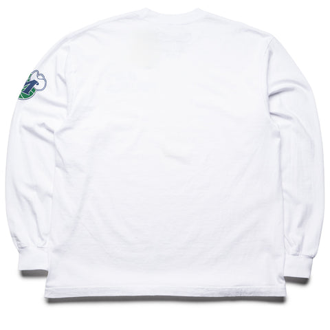 Politics x Dallas Mavericks x Mitchell & Ness L/S Tee - White