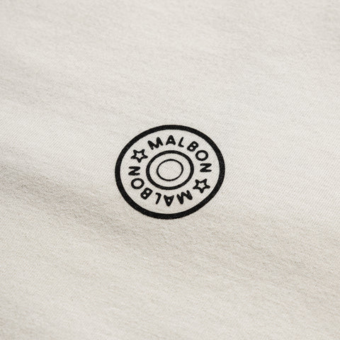 Malbon Golf Bermuda Hi-Power Shot Tee - Ivory