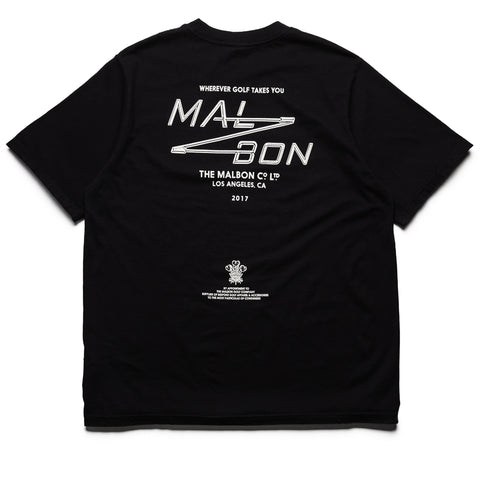 Malbon Golf Bermuda Sport Utility Tee - Black