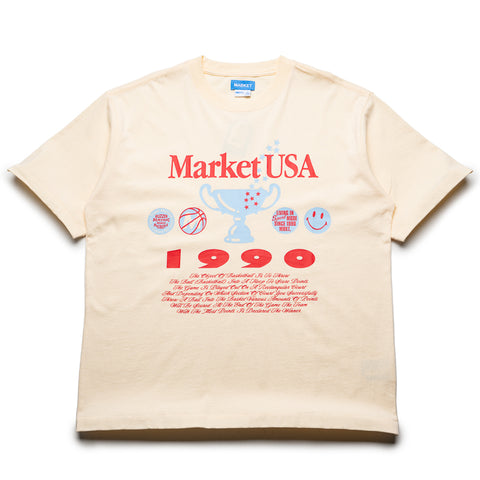 Market Smiley 1990 Tee - Butter Cream