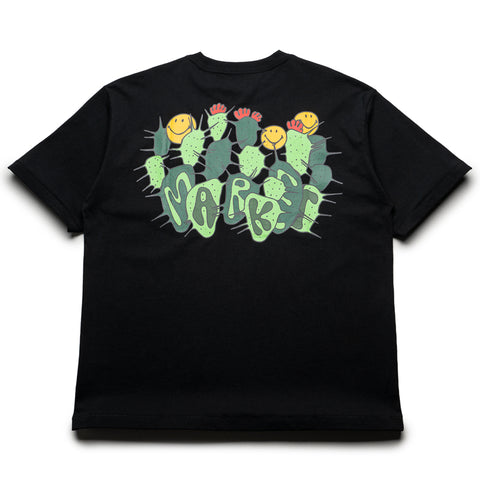 Market Smiley Cactus Tee - Black