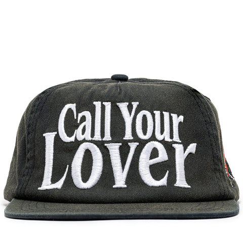 Market Call Your Lover 5 Panel Snapback - Washed Black