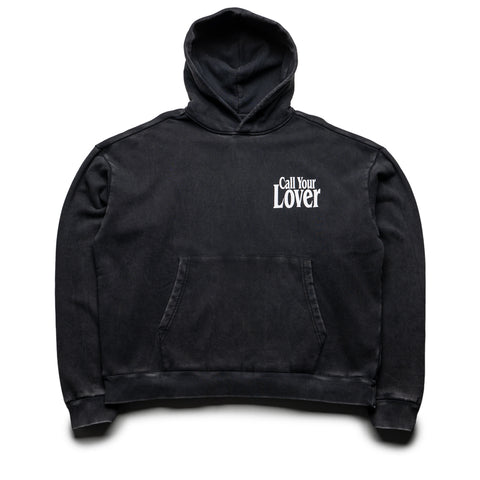 Market Call Your Lover Hoodie - Washed Black