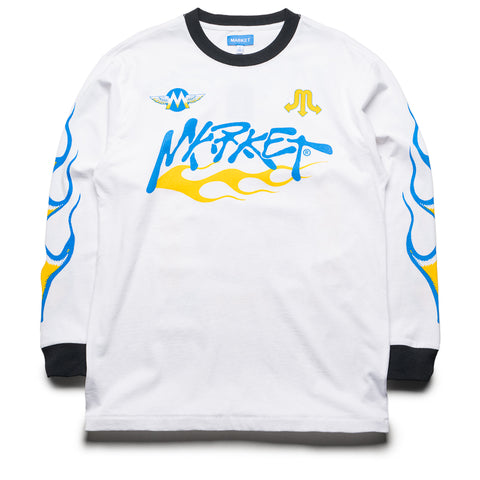 Market Loud Pipes L/S Tee - White
