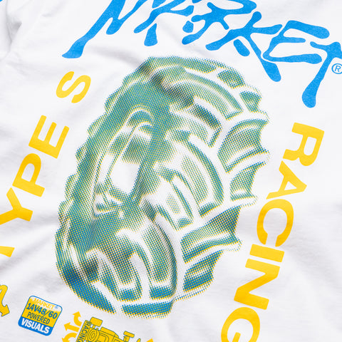 Market Loud Pipes L/S Tee - White
