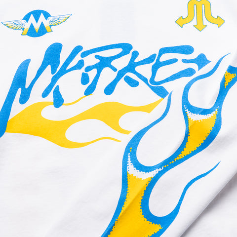 Market Loud Pipes L/S Tee - White