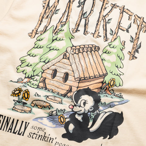 Market Smiley Quiet Cabin Tee - Butter Cream