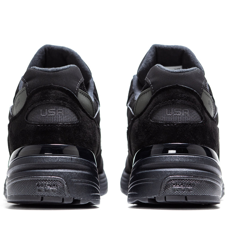 靴 new balance 992 BL Made in USA New Balance 992 Made in USA Black Grey for Sale