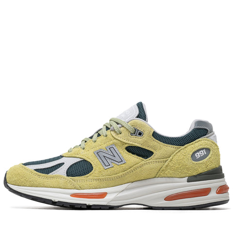 New Balance Made In UK 991v2 'Grape Sorbet' - Beechnut/Trekking Green