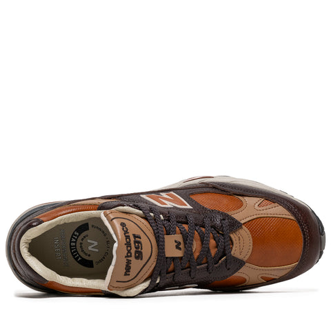 New Balance Made in UK 991v1 - Chocolate Plum/Caramel Cafe