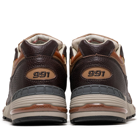 New Balance Made in UK 991v1 - Chocolate Plum/Caramel Cafe