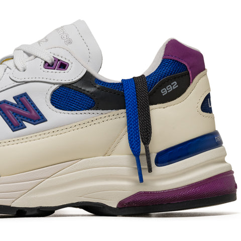 New Balance Made in USA 992 - White/Team Royal