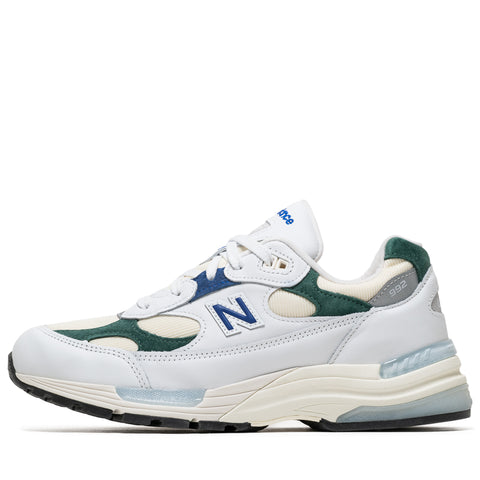 New Balance Made In USA 992 - White/Marsh Green
