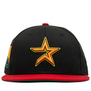New Era x Politics Houston Astros 59FIFTY Fitted - Black/Scarlet