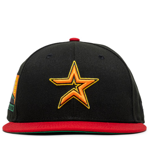 New Era x Politics Houston Astros 59FIFTY Fitted - Black/Scarlet
