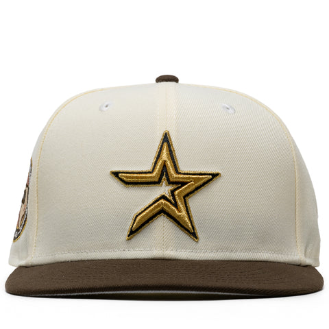 New Era x Politics Houston Astros 59FIFTY Fitted - Chrome/Walnut