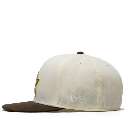 New Era x Politics Houston Astros 59FIFTY Fitted - Chrome/Walnut
