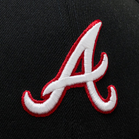 New Era x Politics Atlanta Braves 59FIFTY Fitted - Black/Cardinal