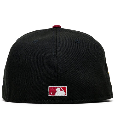 New Era x Politics Atlanta Braves 59FIFTY Fitted - Black/Cardinal
