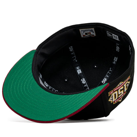 New Era x Politics Atlanta Braves 59FIFTY Fitted - Black/Cardinal