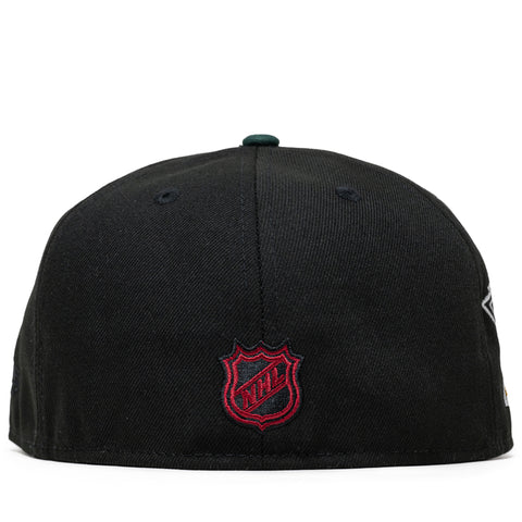 New Era x Politics Anaheim Ducks 59FIFTY Fitted - Black/Dark Green