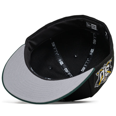 New Era x Politics Anaheim Ducks 59FIFTY Fitted - Black/Dark Green